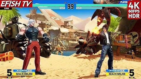 Omega Rugal vs Kyo Kusanagi (Hardest AI) - KOF XV | PS5 4K 60FPS