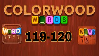 COLORWOOD WORDS Cryptogram level 119 120