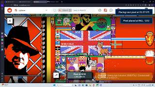 OHNEPixel Attacks United Kingdom in r/Place