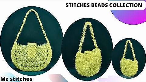 Let’s make the EASIEST designed BEADED BAG//DIY Beaded Bag//DIY Tutorials