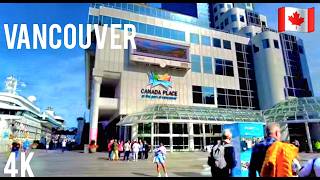 🇨🇦  [4K] 🍁  Downtown Vancouver Fall Street Walking Tour,  British Columbia Canada 2025