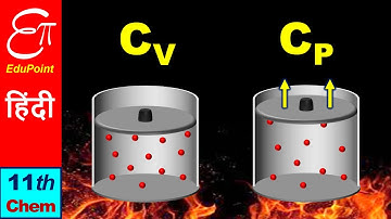 Heat Capacities of Gases Cₚ & Cᵥ 🔴  Derivation of Cₚ - Cᵥ = R  🔴 Chemistry for Class 11