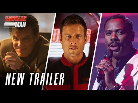 The Running Man New Trailer 2025 Movie Edgar Wright Glen Powell In Cinemas November 14 