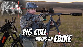 EBIKE Pig Hunt || Feral Animal Shooting with my 308Win Rifle & Thermion 2 LRF XG50 Thermal Scope