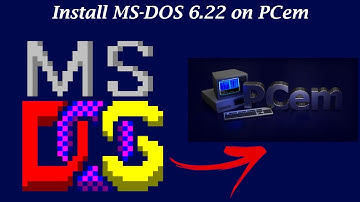 How to install MS-DOS 6.22 on PCem