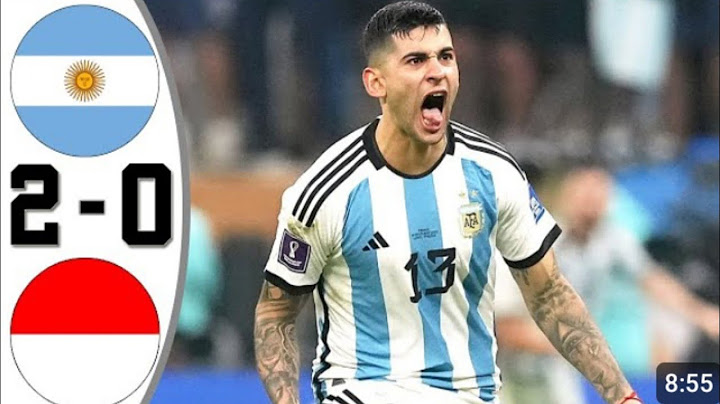 Argentina vs Indonesia friendly football match highlight