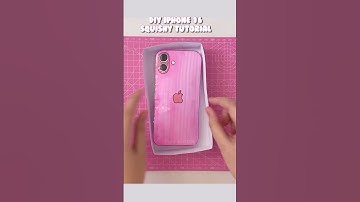 Pink iPhone 16 diy tutorial #iphone #iphone16 #apple #squishy #squish #diy #tutorial #howto