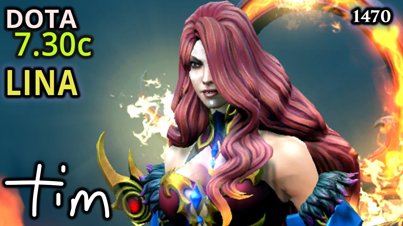 Lina | Dota 2 | 7.30c | Lossing to Winning