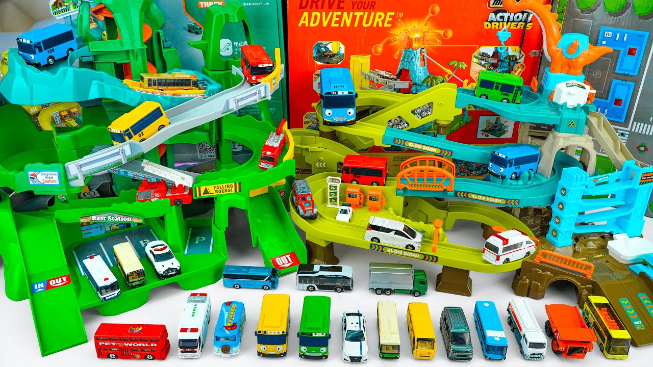 トミカ2つのコースをいったりきたり！ツインコースやまみちドライブ Tomica Go Back and Forth on 2 Courses! Twin Course Mountain Drive