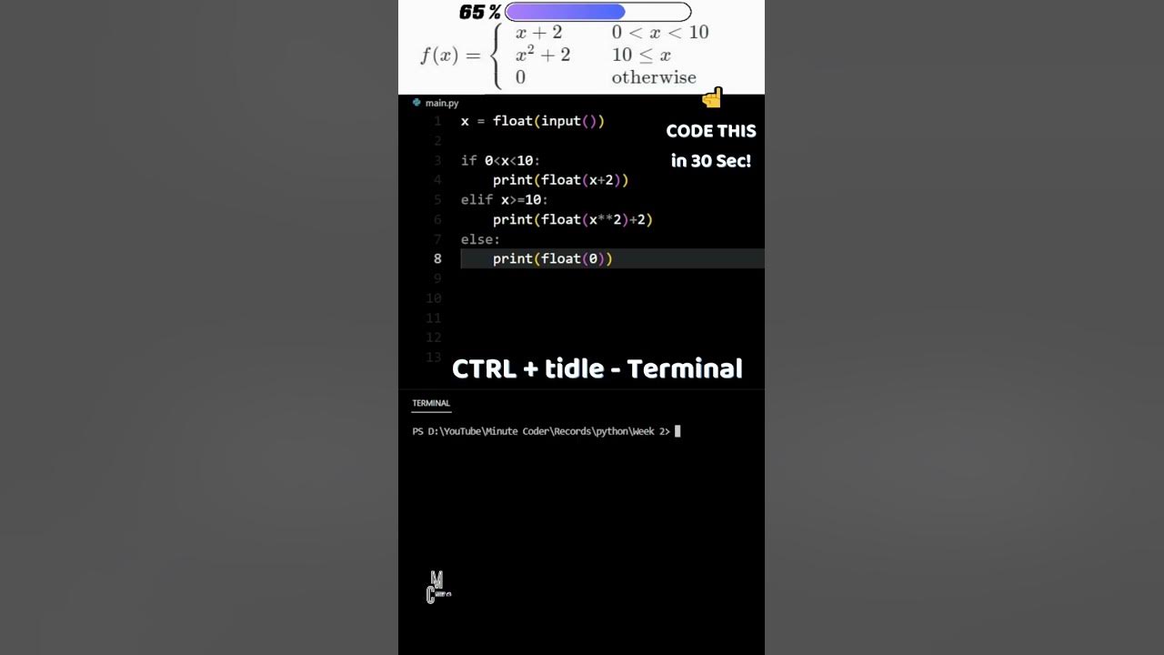 Can i code a piecewise function in 30 seconds let s find out 