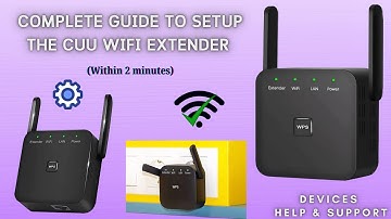 Setting up the CUU Wifi extender within 2 minutes using WPS Method | CUU Wifi extender setup