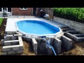 Défi relevé pour la construction de la piscine