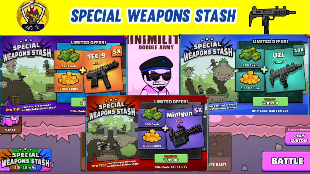 Mini Militia Special Weapons Stash | Mini Militia Updates in Tamil | Kutty SK