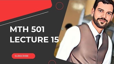 mth501 lecture 15| mth501 short lecture 15| linear algebra lecture 15| mth501 by sir suleman