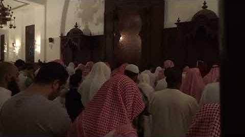 مرئي تلاوة حجازية خاشعة للشيخ خالد الجليل ليلة 16 {إن تعذبهم فإنهم عبادك    }