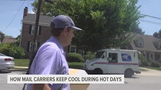 Mail Carrier discusses how he stays cool during the hot summer months