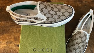 Unboxing of Women’s Gucci Tennis 1977 Slip-On Sneaker