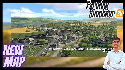 New Map  First look in Farming Simulator 20 | Nava map | Timelapse | #Farmingview | New map |