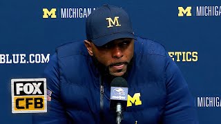 Postgame Presser Sherrone Moore On Michigan Losing To Ohio State In The Game