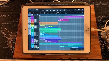 Cubasis 3 - Recording Just Using The Internal Instruments & Effects - iPad Live