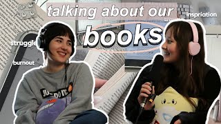 let's talk about our books...🎧✒️(how we get our ideas, inspiration + trauma) feat. my sister!