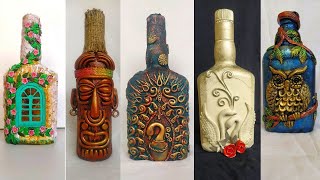 5 Unique  Bottle Art