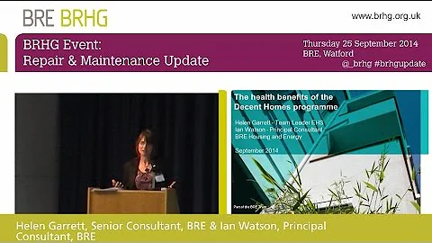 Helen Garrett & Ian Watson, BRE- Health savings fr...
