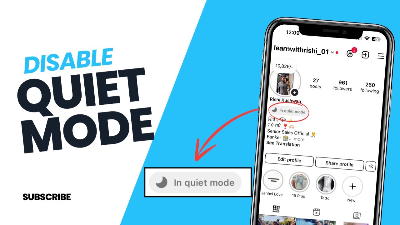Instagram Par Quiet Mode Kaise Hataye How To Turn Off Quiet Mode On instagram-par-quiet-mode-kaise-hataye-how-to-turn-off-quiet-mode-on