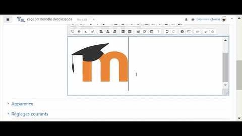 Comment insérer des images dans une page de Moodle ?