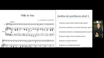Como é composto a partitura?