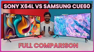 Samsung Crystal Cue60 vs Sony X64L: The Ultimate Comparison of Best 43 Inch 4K TVs