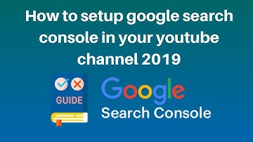 How to setup google search console in your youtube channel 2019 | Digital Marketing Tutorial