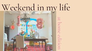 DAYS IN MY LIFE @ home edition // birthday weekend...