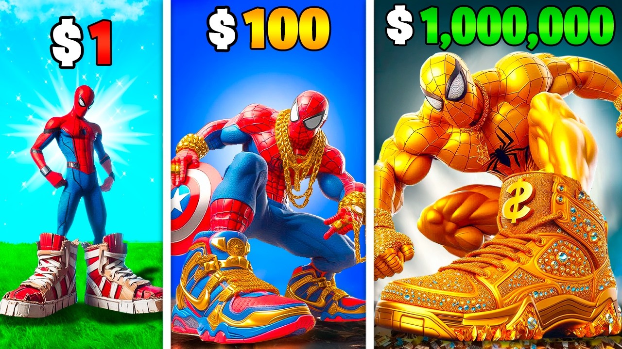 ПРОКАЧАЛ КРОССОВКИ ЧЕЛОВЕКА ПАУКА в ГТА 5 ОНЛАЙН (GTA 5 ONLINE)