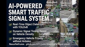 AI-Powered Smart Traffic Signal System using YOLOv8 (with Optional Arduino Integration)