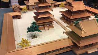 静岡ホビーショー Shizuoka Hobby Show2022 ウッディジョー WoodyJOE 法隆寺全景　Horyuji Temple