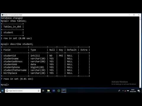 MYSQL TUTORIAL- HOW