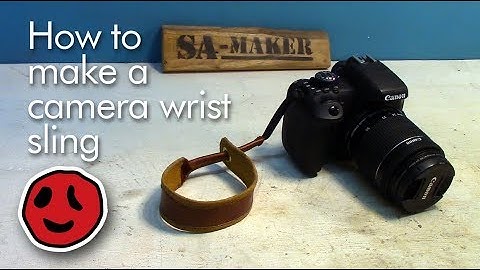 How to make a camera wrist strap
