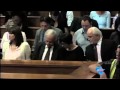 Oscar trial: interrogates Oscar's probation