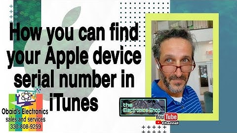 How you can find your Apple device serial number in iTunes if you iPhone screen is broken