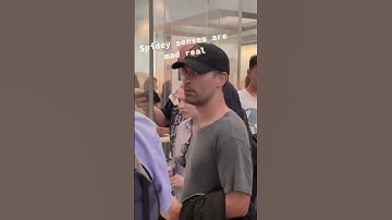 Tobey Has REAL Spider-Sense! #shorts #spiderman #memes #entertainment