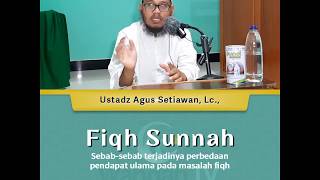 Sebab-Sebab Terjadinya Perbedaan Pendapat Ulama Pada Masalah Fiqh