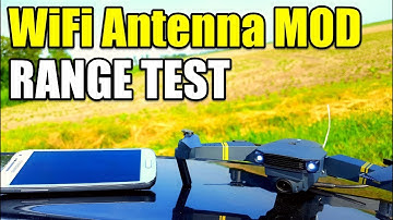 Eachine E58 Drone WiFi FPV Antenna MOD RANGE TEST [Fly Drone With Your Phone]