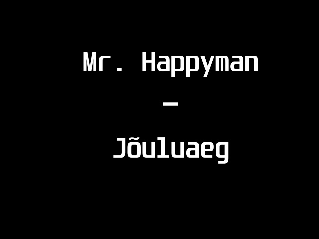 Mr. Happyman - Jõuluaeg