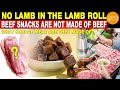 Fake food no lamb in the lamb roll    black food technology  delicious foods are made this way