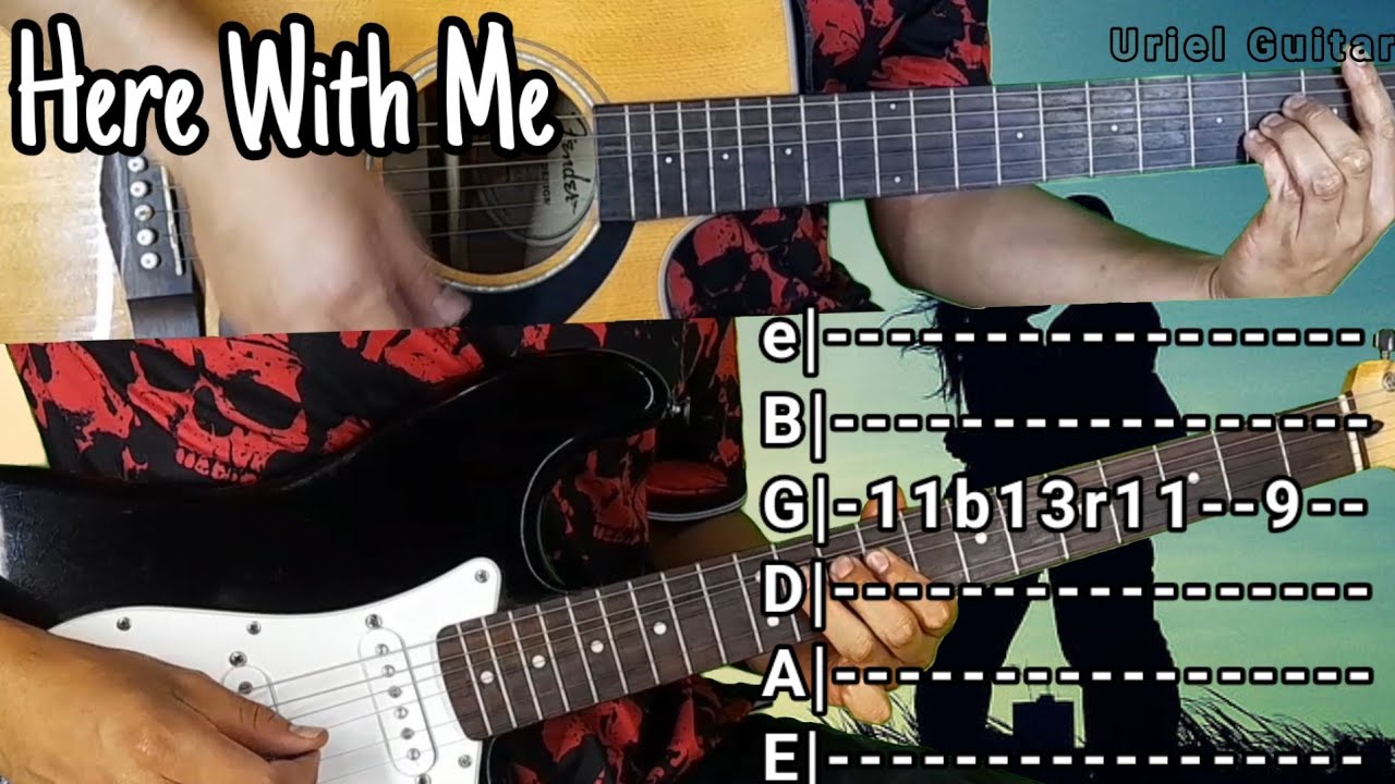 how to play here with me d4vd on electric guitar｜TikTok Search