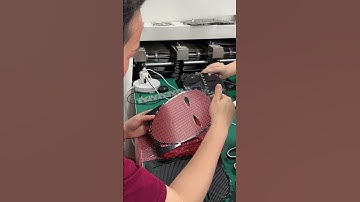 This is a second test to make sure each bead is glowing #machine #factory#mask  #flash