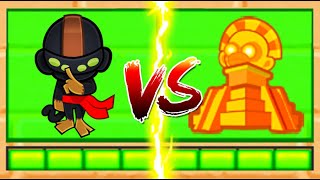 SLOW Vs POWER :: Ice, Ninja & Glue INSANE Lategame Battle! (Bloons TD Battles)