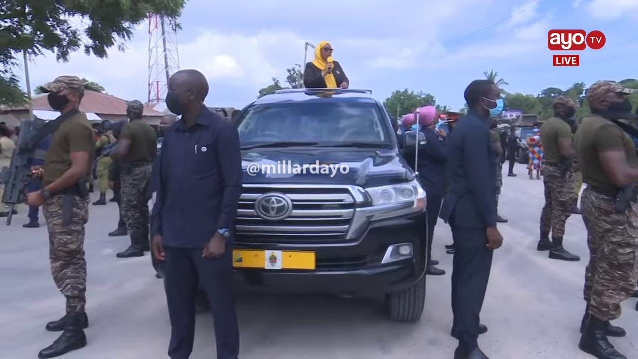 LIVE: RAIS SAMIA ASIMAMA NJIANI KUZUNGUMZA NA WANANCHI WA KIGAMBONI