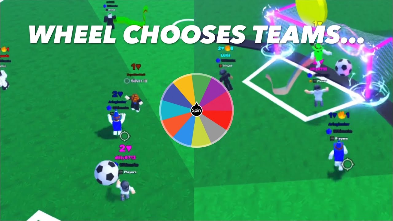 A WHEEL Chooses Our Teams In LAST TO SCORE LOSES… (Roblox) - YouTube